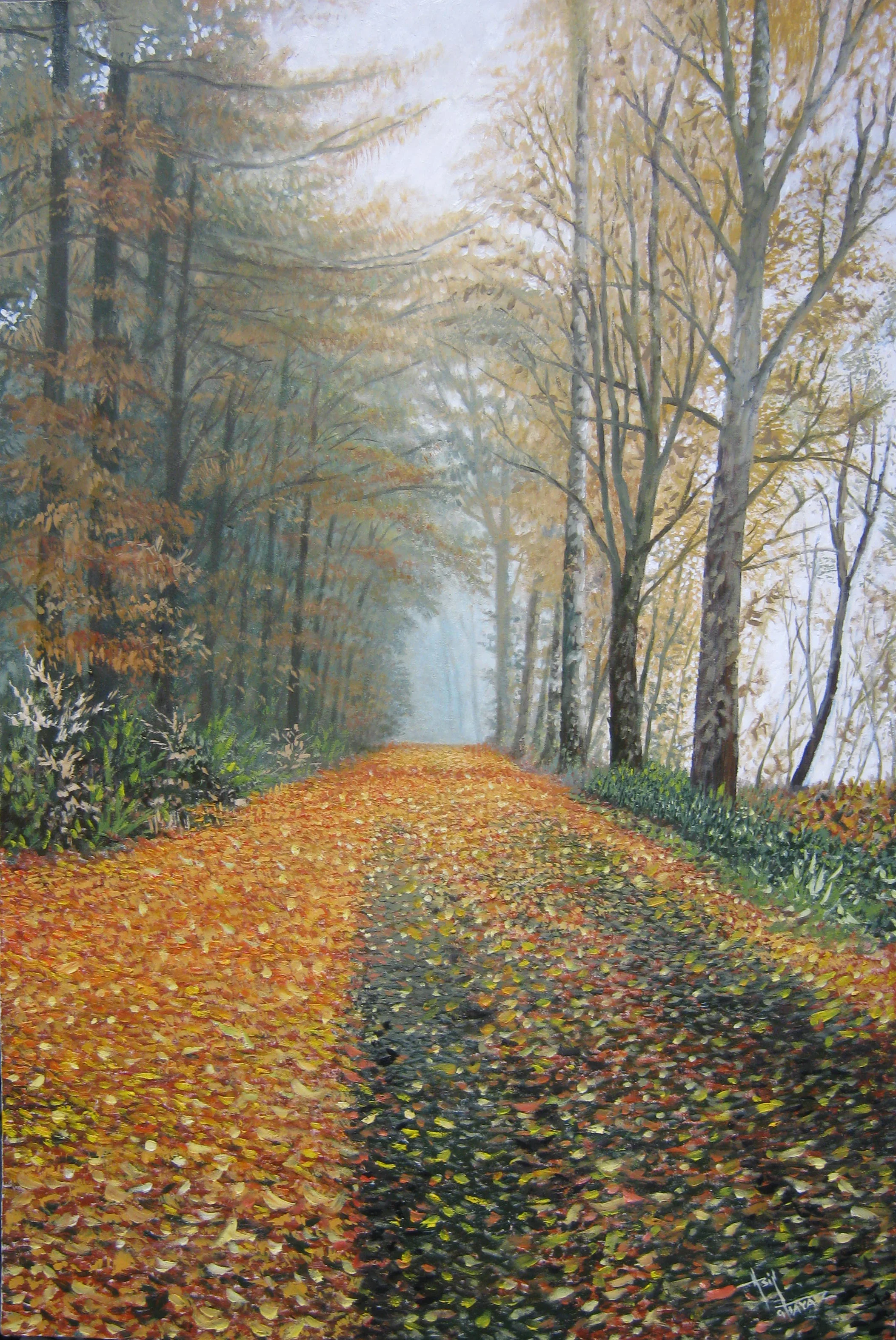 Landscape artwork by Asif Ghayaz